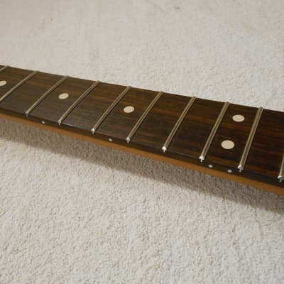 Warmoth Vortex Roasted Maple / Rosewood Electric Guitar Neck, RH, Stainless Steel 6150 Frets, Wolfgang Neck Profile image 4