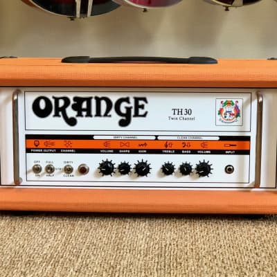 Orange TH30H 30-Watt Twin Channel Guitar Head, Orange Tolex 