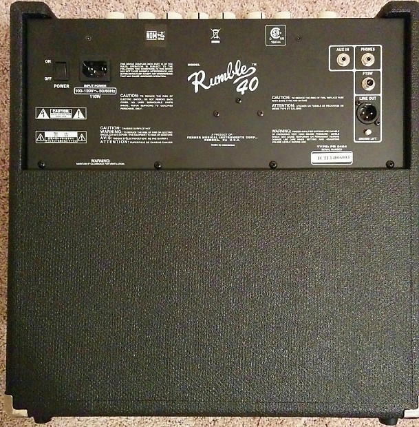 Fender Rumble 40 V3 40-Watt 1x10" Bass Combo Amp image 2