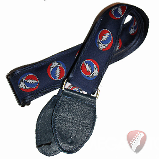 Souldier Straps 1.5" Steal Your Face Grateful Dead Guitar Reverb