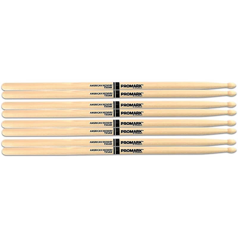 Promark Classic Forward Hickory Drum Sticks, Buy 3 Pair, Get | Reverb