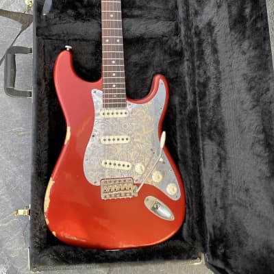 Nick Page Guitars Brazilian Rosewood SoCal  Candy Apple Red over Gold image 1