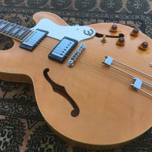 1995 Epiphone Riviera Natural MIK Peerless Korea Electric