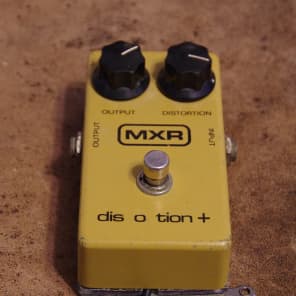MXR Distortion + Plus Overdrive Vintage 1978 Script Logo