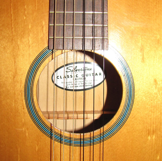 Silvertone acoustic guitar serial numbers on sale