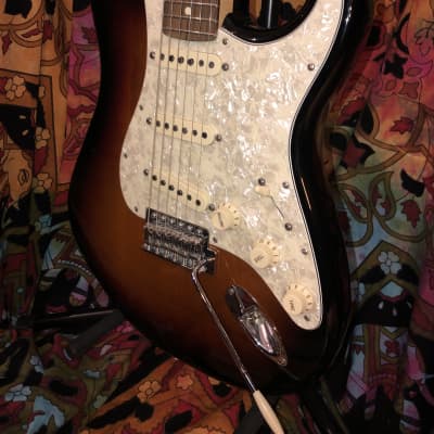 Fender Deluxe Player Stratocaster 2013 Brown Sunburst(w/gig bag) image 3