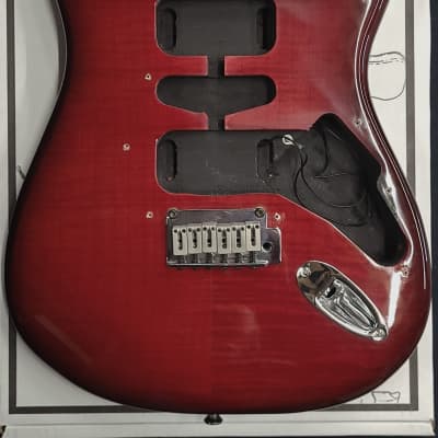 Fender Squier Standard Stratocaster 2013 Semi-Loaded Body Crimson Burst FMT image 5