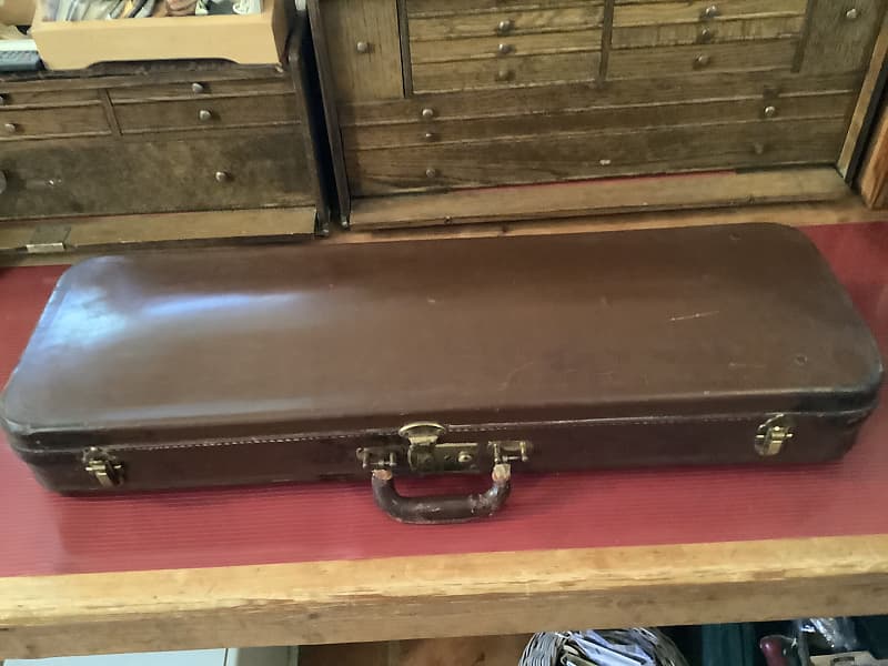 Lifton “Built Like A Fortress” Deluxe Leather Violin Case | Reverb