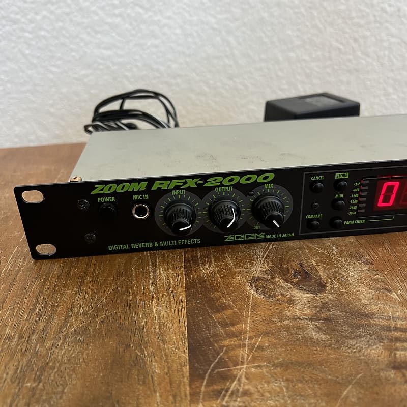 Zoom RFX-2000 multi effect reverb rack MIJ Japan | Reverb