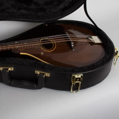 Gibson  Style A Carved Top Mandolin (1922), ser. #67097, black tolex hard shell case. image 13