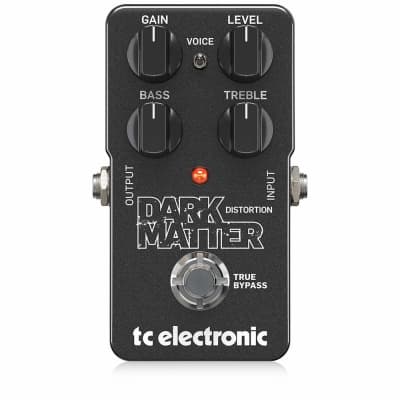 TC Electronic DARK MATTER DISTORTION Pedal with Extreme Dynamic Range, Two-Band EQ, and Voicing Switch for sale