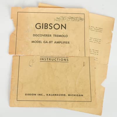 1962 Gibson GA-8T Discoverer Tremolo Brown image 7