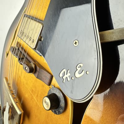 Aria Pro II Herb Ellis Signature PE-175 1981 Sunburst Jazz Guitar Rare image 10