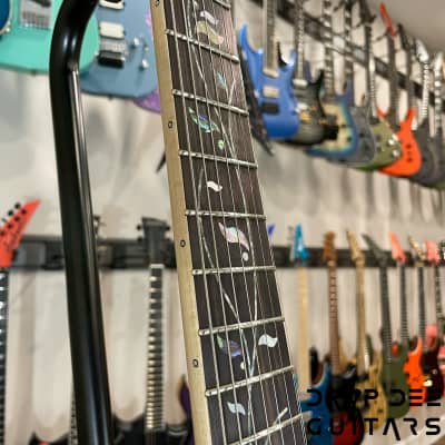Ibanez J Custom RG8527 7-String Electric Guitar w/ Case-Black Rutile image 9