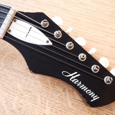 1963 Harmony Bobkat H14 Vintage Electric Guitar Sunburst w