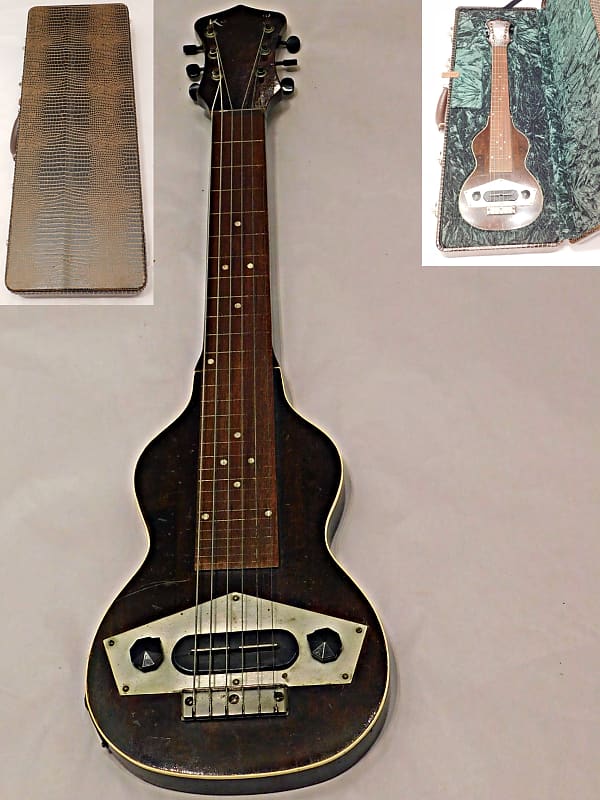 Kalamazoo KEH Electric Lap Steel Guitar with Custom Hardshell Reverb