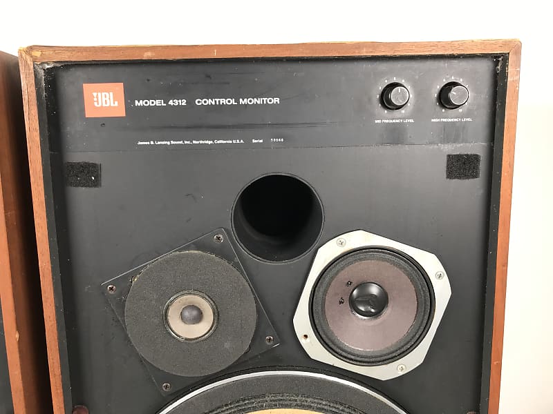Vintage JBL 4312 Control Monitor Speaker Pair