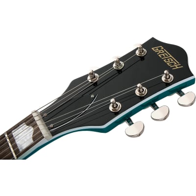 Gretsch G2657T Streamliner Center Block Jr. Double-Cut with Bigsby Electric Guitar Ocean Turquoise image 7