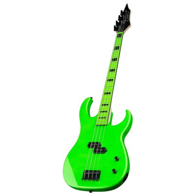 Dean Custom Zone Nuclear Green 4-String Electric Bass new image 4