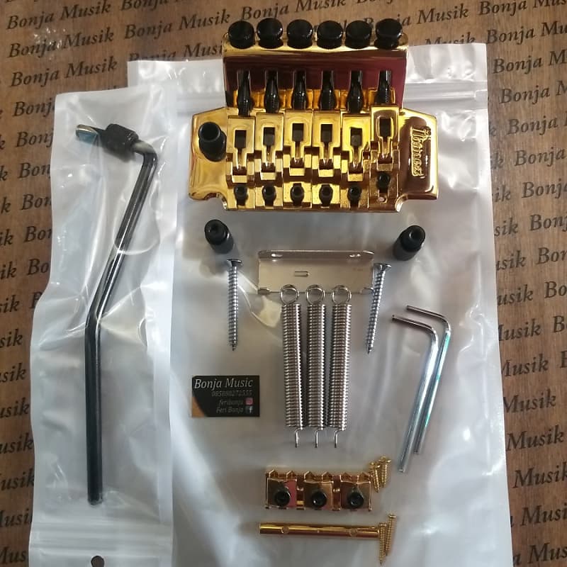 Ibanez Floyd Rose Tremolo System R43 Locking Nut Gold | | Reverb