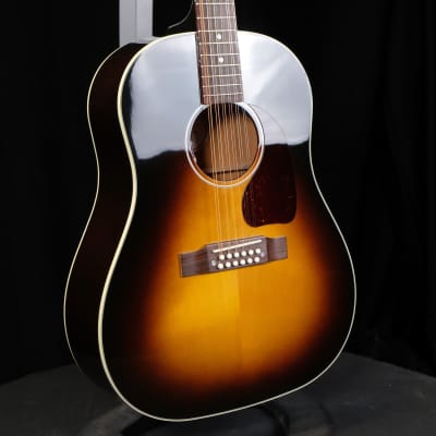 Gibson Acoustic J-45 12-String Acoustic-Electric Guitar - Vintage Sunburst image 5