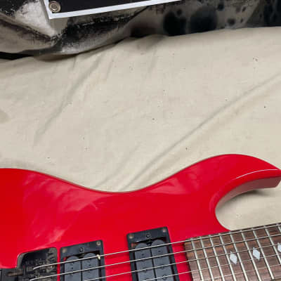 B.C. Rich NJ Series Eagle Guitar - electronics modified - Red image 4