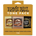Ernie Ball Light 11-52 Acoustic Guitar String Tone Pack
