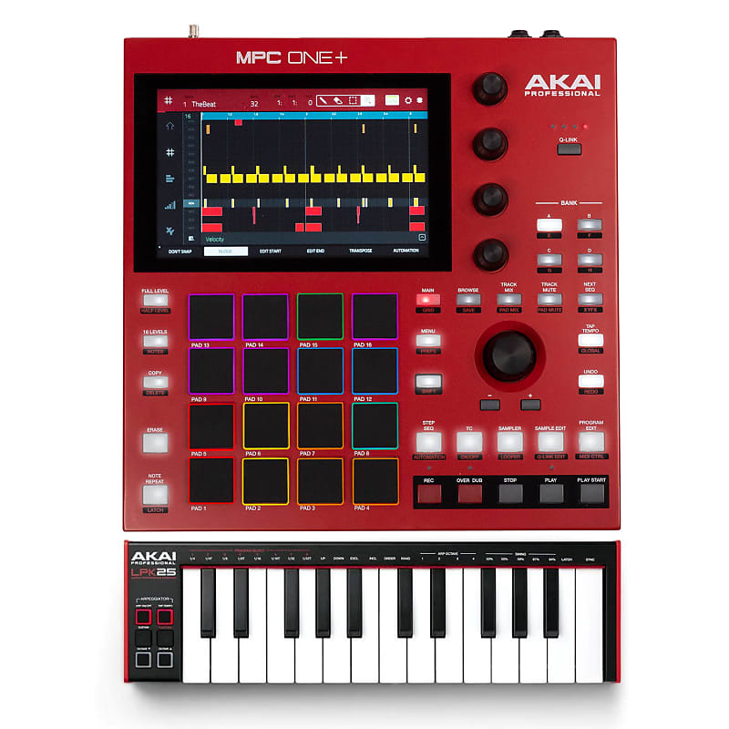 AKAI Professional MPC One+ Standalone Drum Machine, Beat Maker and MIDI  Controller with WiFi, Bluetooth, Drum Pads, Synth Plug-ins and Touchscreen