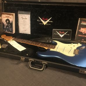 Fender Custom Shop 1959 Stratocaster  Relic Lake Placid Blue NAMM 2006 LIMITED EDITION image 4