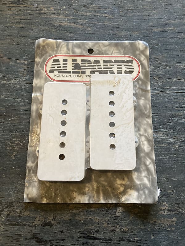 Allparts Jazzmaster pickup covers NOS 2010 Wht Reverb