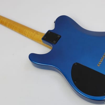 Vintage 1989 Peavey Generation Series Standard Tele-Style Electric Guitar, Blue image 4