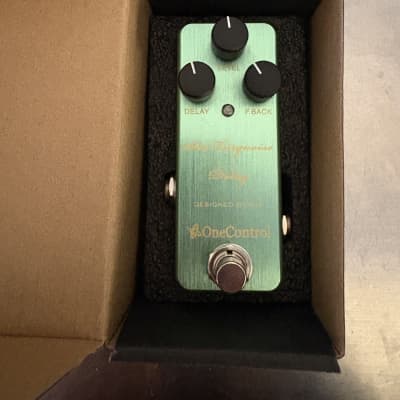 Reverb.com listing, price, conditions, and images for one-control-sea-turquoise-delay