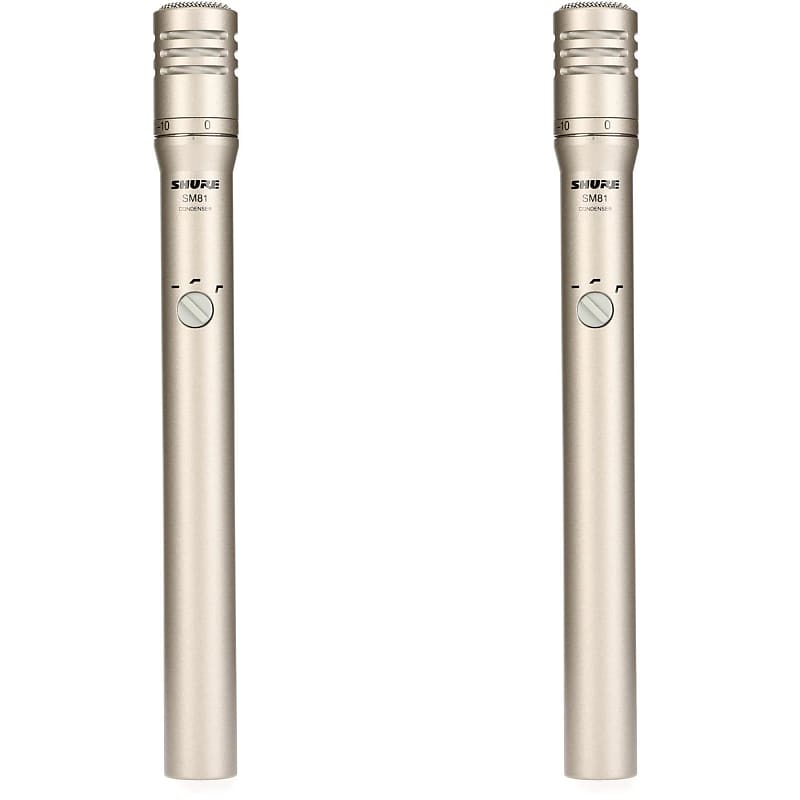 Shure SM81 Small-diaphragm Condenser Microphone (Pair) image 1
