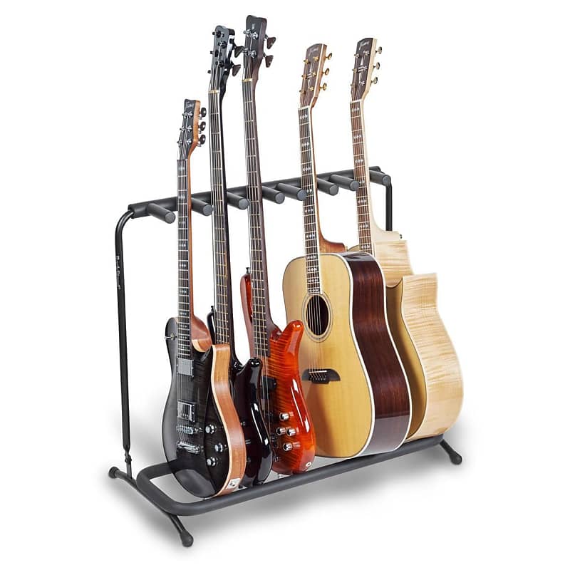 RockStand Guitar Rack | 3 Electric & 2 Acoustic Guitar Stand image 1