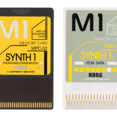 Korg MPC-02 + MSC-02 Data Card Bundle for M1