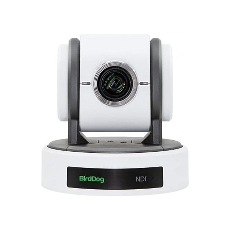 BirdDog Eyes P100 1080P Full NDI PTZ Camera with SDI, White Reverb