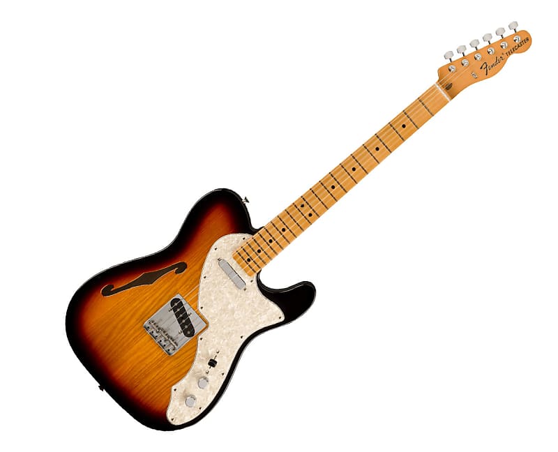 Fender Vintera II 60s Telecaster Thinline - 3-Color Sunburst w/ Maple FB image 1