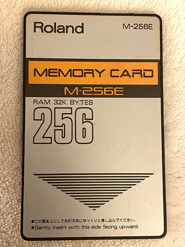 鍵盤楽器 Roland Memory Card M-256E 256gb Roland M256E Memory Card M-256E 32K Bytes | Reverb Canada