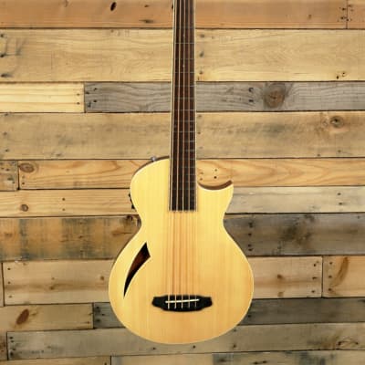 ESP LTD TL-5 Acoustic/Electric 5-String Bass Natural image 4