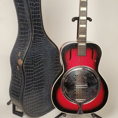 1960's Belltone Slide & Contemporary guitar. Acoustically sound  Rosewood neck. Orig.case. RARE for sale