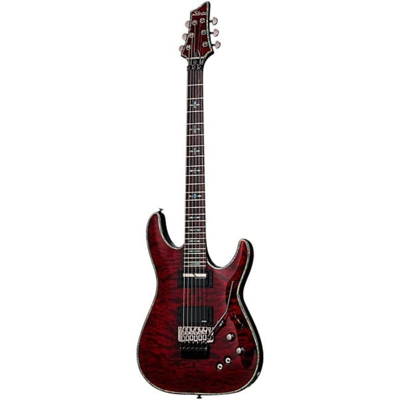 Schecter Guitar Research Hellraiser C-8 Floyd Rose, Black Cherry 