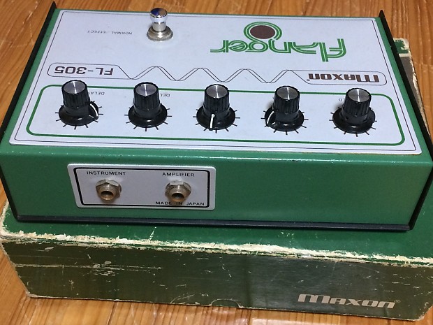 RARE 70s Maxon FL-305 Flanger with box Ibanez | Reverb