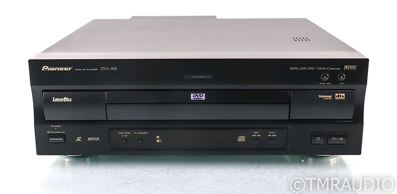 Pioneer DVL-919 DVD / LD Player; Remote; Laserdisc; Black