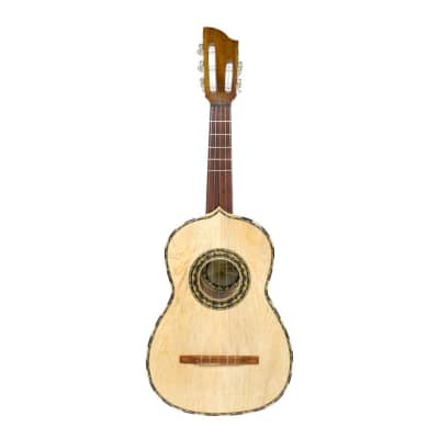 Paracho Elite Vihuela 5-String Deep Body Acoustic Latin Rhythm Guitar with Gig Bag image 1