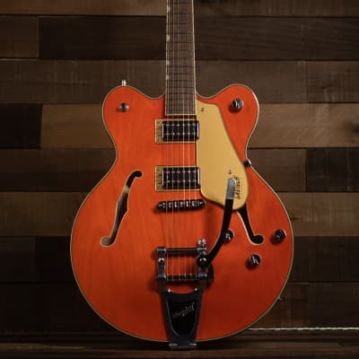 Gretsch G5622T Electromatic Center Block Double-Cut with Bigsby, Laurel FB, Orange Stain image 3