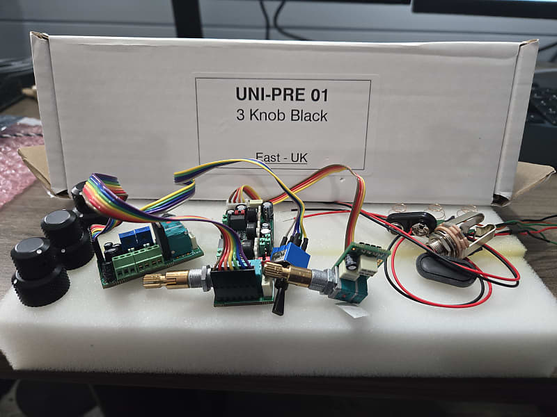 John East Uni 3 Knob Bass Preamp 2023 Black Reverb