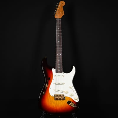 Fender Custom Shop Artisan Korina Stratocaster NOS- Chocolate 3 Tone Sunburst 2025 (CZ581236) image 2