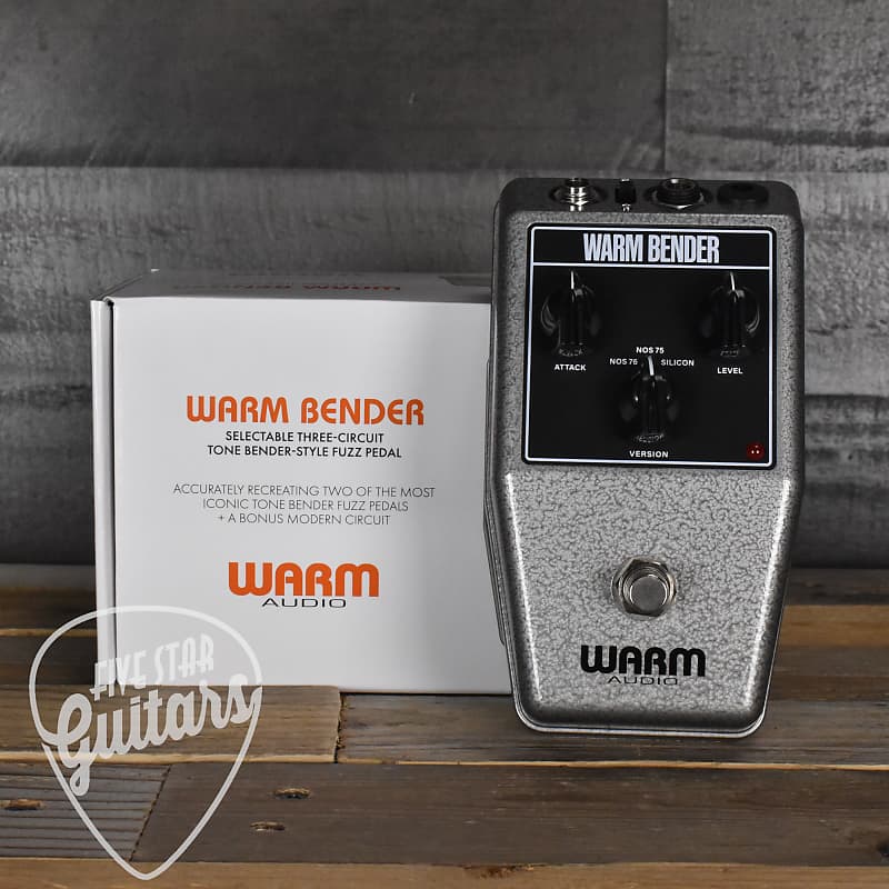 Open Box Warm Audio Warm Bender Fuzz Effects Pedal Silver