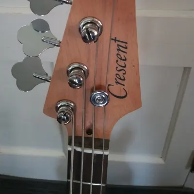 Crescent Precision-Style P Bass  Copy (Sunburst) image 5