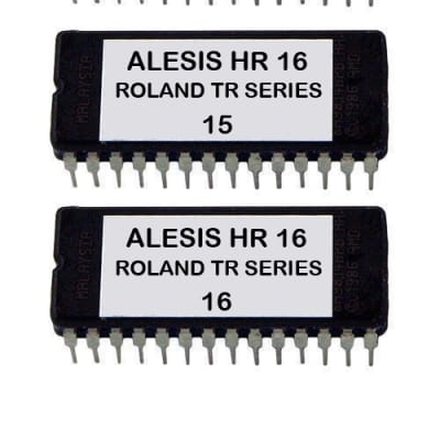 Roland TR 505 606 626 707 727 808 909 Sounds For Alesis HR-16 / Hr-16B Eprom OS Rom HR-16 HR16B